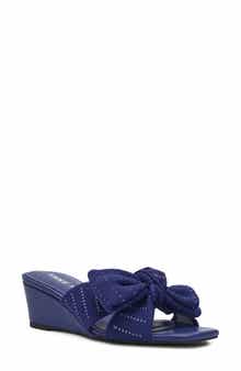 Dara Bow Wedge Slide Sandal