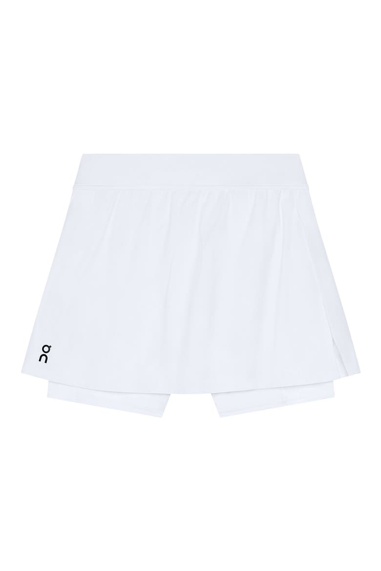 Court Split Skirt, Alternate, color, WHITE