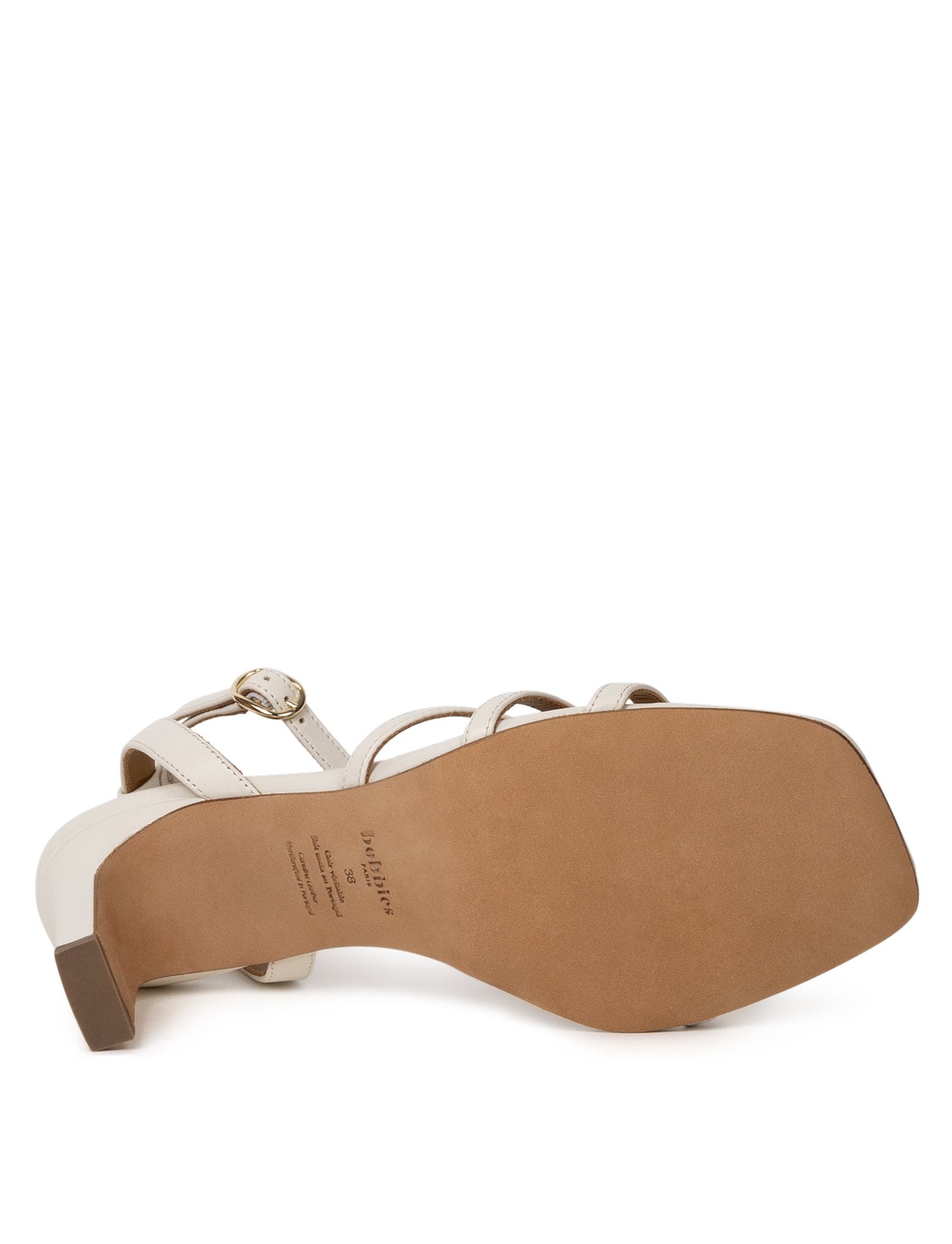 Davina Heeled Sandals, Alternate, color, Milk