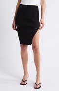 Topshop Rib Sweater Convertible Top/Skirt