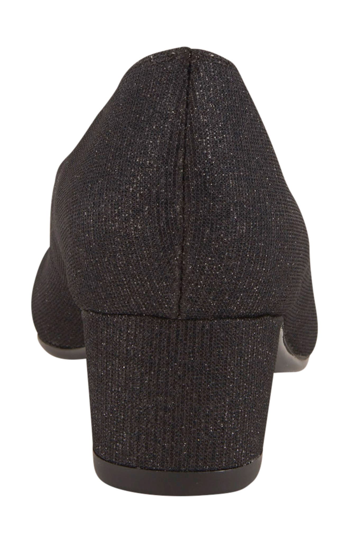 David Tate Suave Pump, Alternate, color, Black Fabric