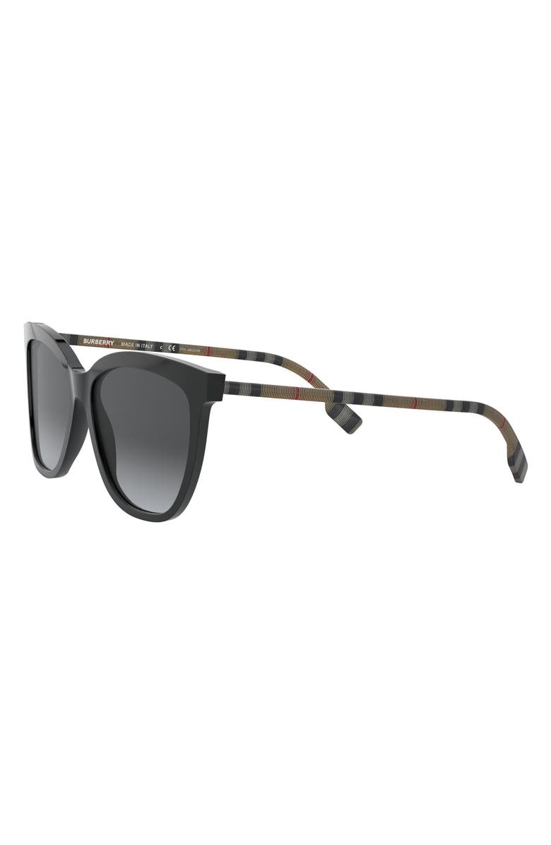 Burberry 56mm Polarized Square Sunglasses, Alternate, color, 