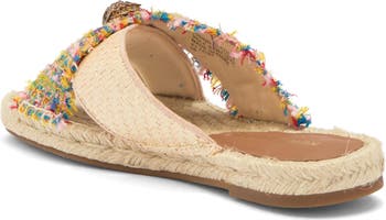 Kensington Espadrille Slide Sandal