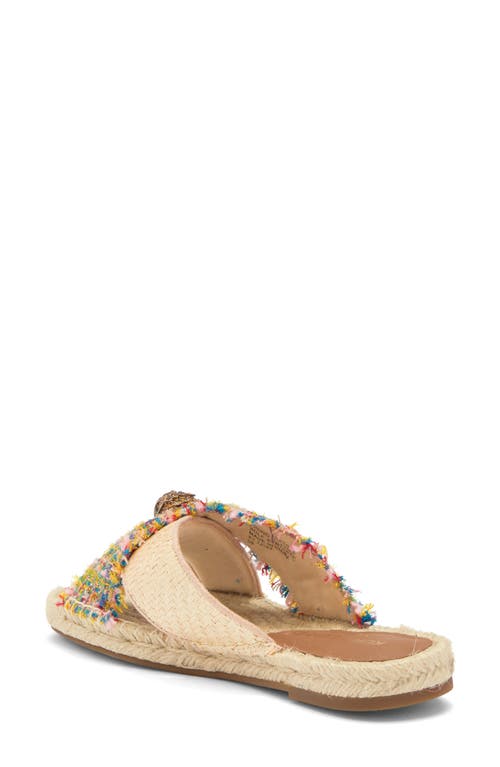 Kurt Geiger London Kensington Espadrille Slide Sandal In Beige