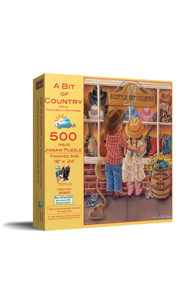 Sunsout A Bit of Country 500 piece Jigsaw Puzzle for Adults, Main, color, Multicolor