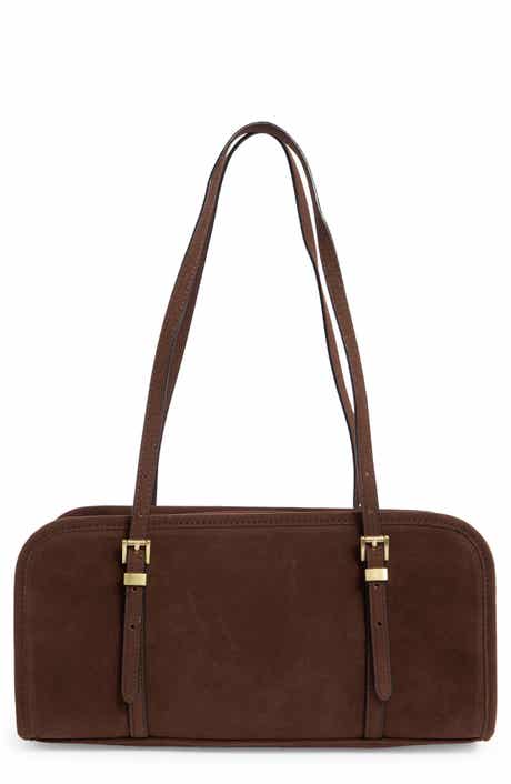 BCBG Suede East/West Shoulder Bag