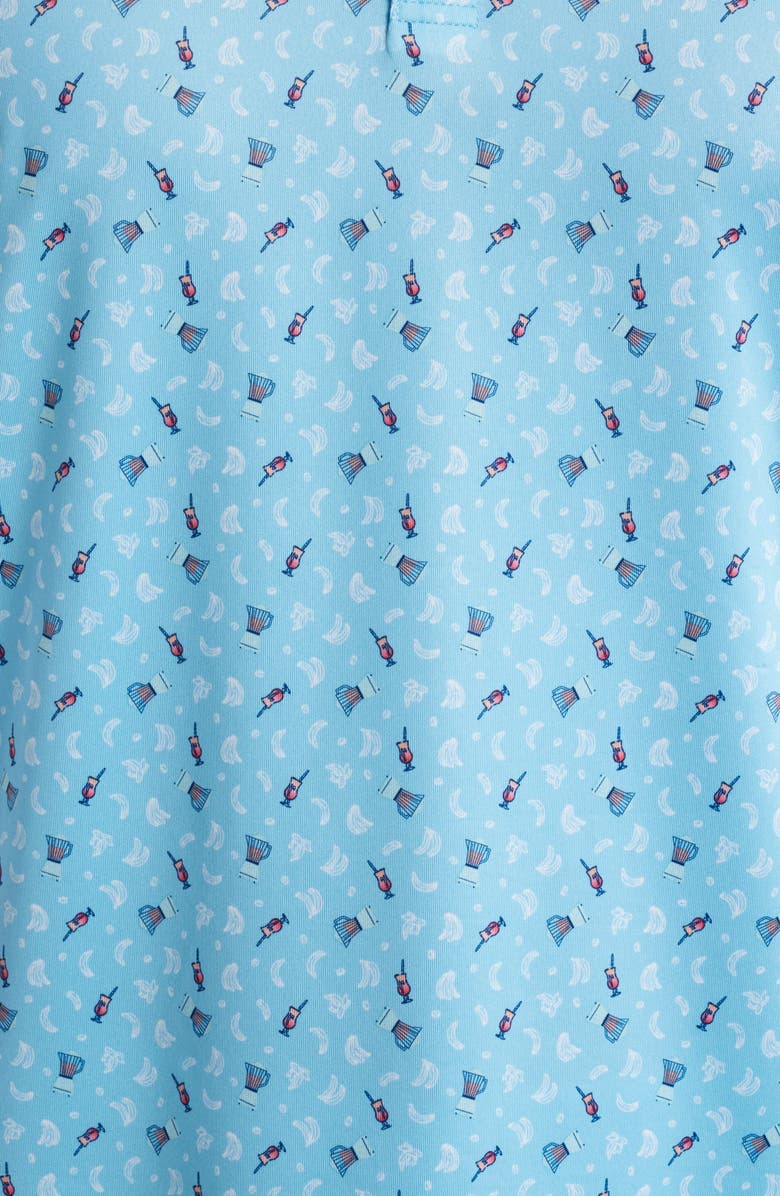 johnnie-O PGA Showtime Libations Print PREP-FORMANCE Golf Polo, Alternate, color, Barracuda