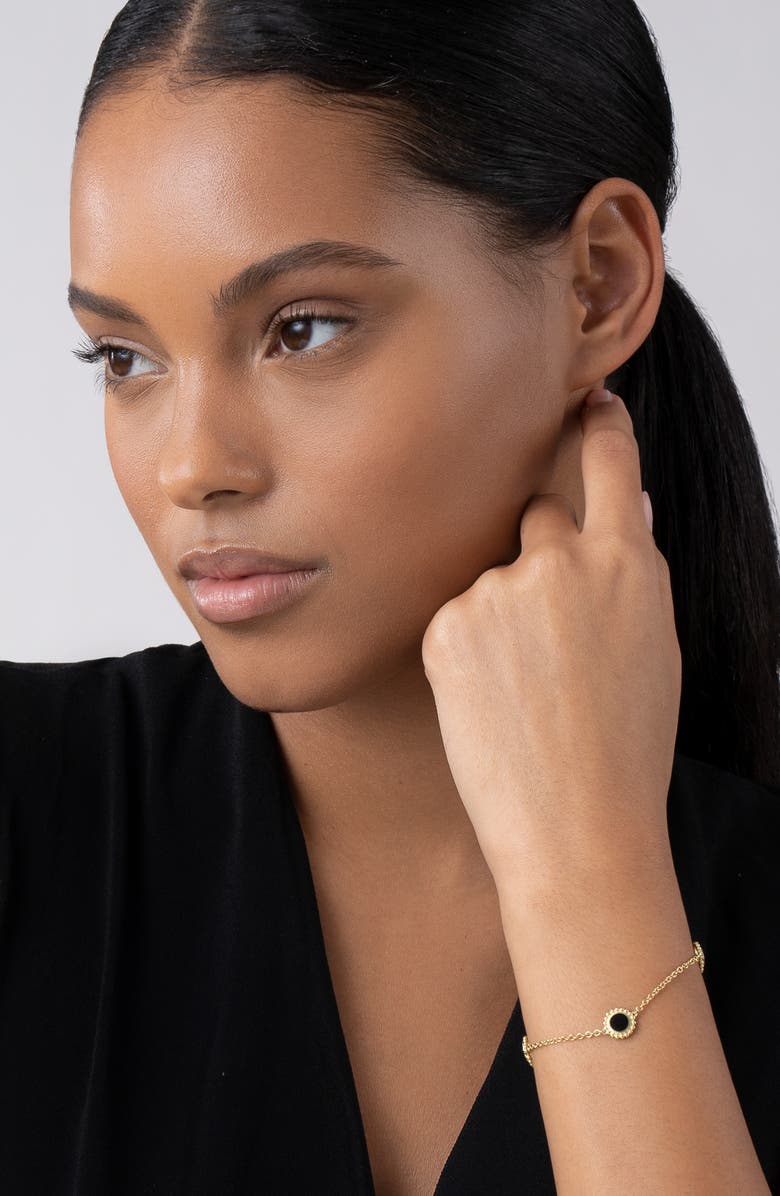 LAGOS Covet Onyx Station Bracelet, Alternate, color,