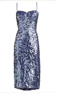 SHO by Tadashi Shoji Sequin Midi Dress