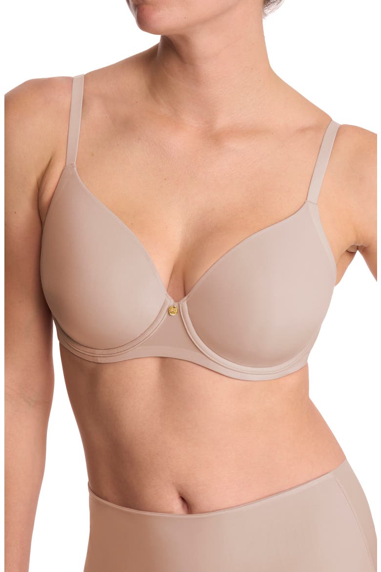 Cloud Comfort Full Fit Back Smoothing T-Shirt Bra, Alternate, color, LT. MOCHA