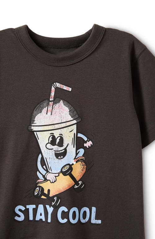 Cotton On Kids Kid's Poppy Oversize Graphic Print Tee In Brown