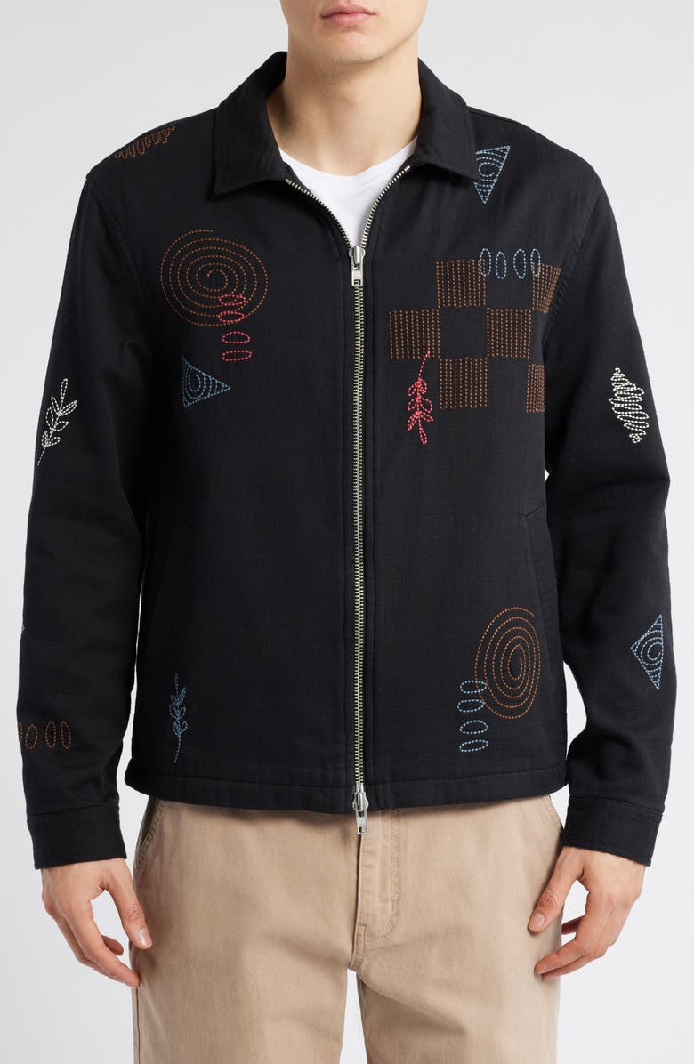 Wax London Eldon Embroidered Cotton Jacket, Alternate, color, 