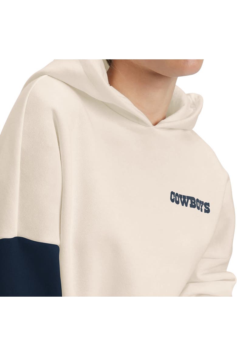 Women's Tommy Hilfiger Cream/Navy Dallas Cowboys Harriet Pullover Hoodie, Alternate, color, Cream