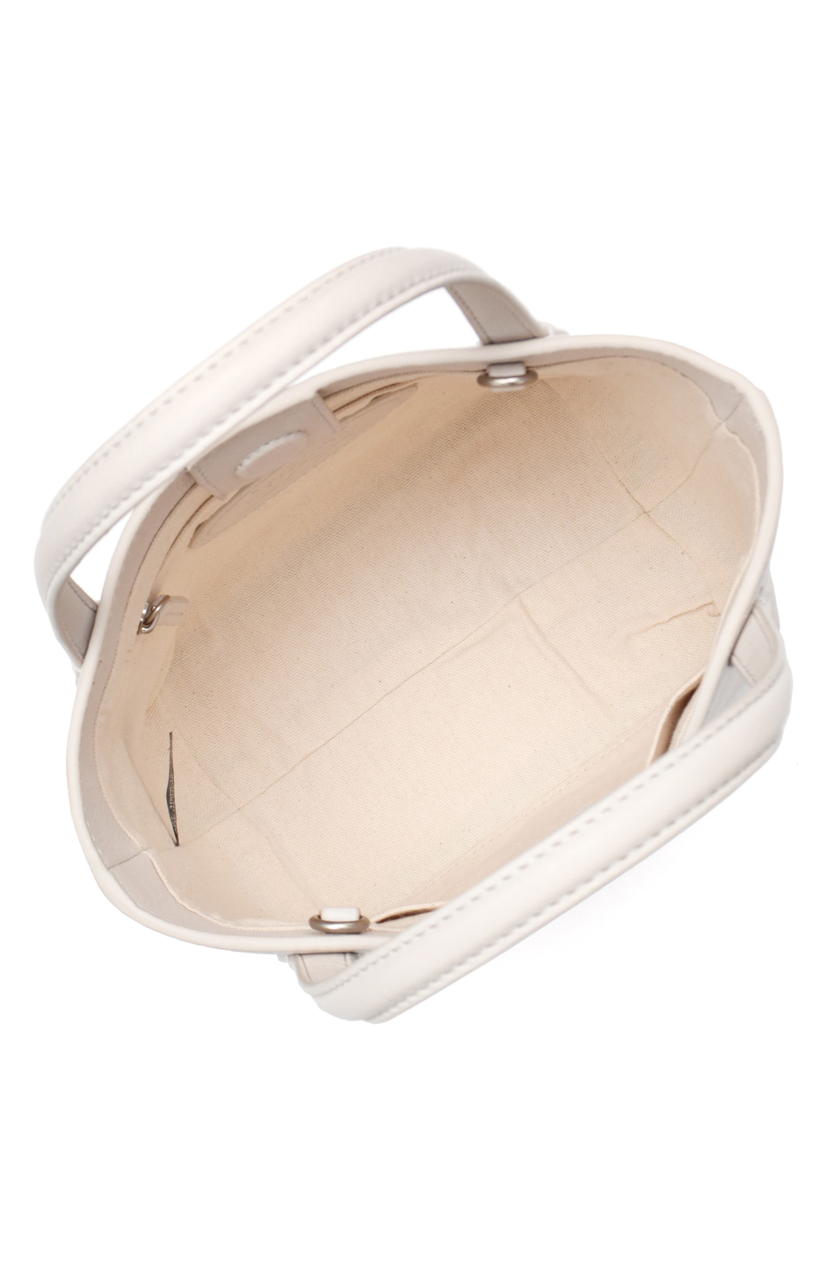 New Amsterdam Leatherworks Asher Leather Tote Bag, Alternate, color, Ivory