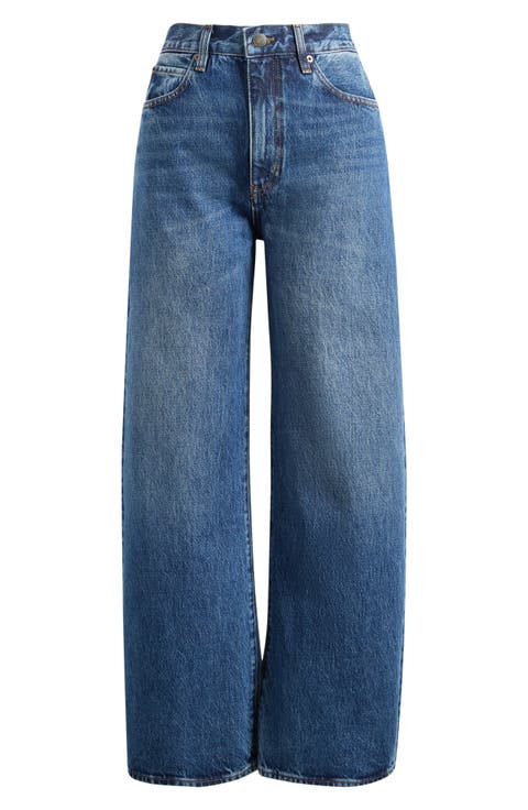 The Bow High Waist Barrel Jeans (Rapture)
