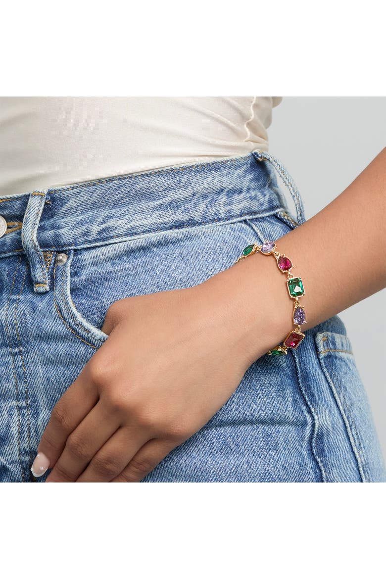Multi-Stone Gem Bracelet, Alternate, color, Multicolor