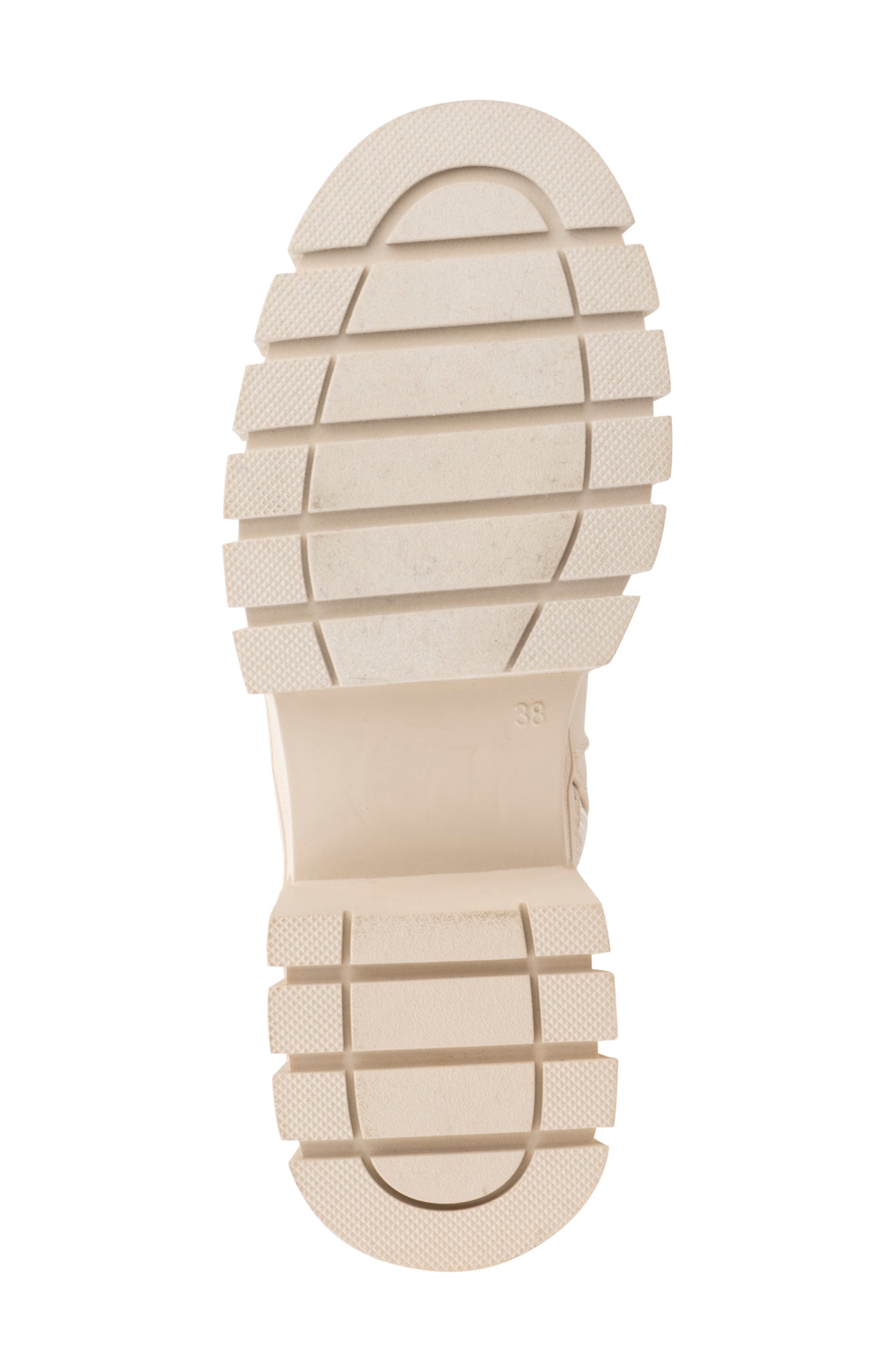 NEW YORK AND COMPANY Sara Lug Sole Boot, Alternate, color, Bone