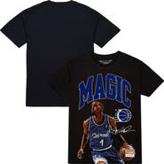 Mitchell & Ness Men's Mitchell & Ness Penny Hardaway Black Orlando Magic Hardwood Classics Player Arch T-Shirt