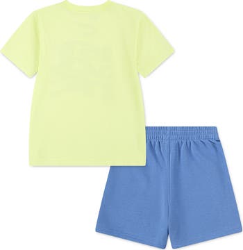 Kids' On the Move Graphic T-Shirt & French Terry Shorts Set