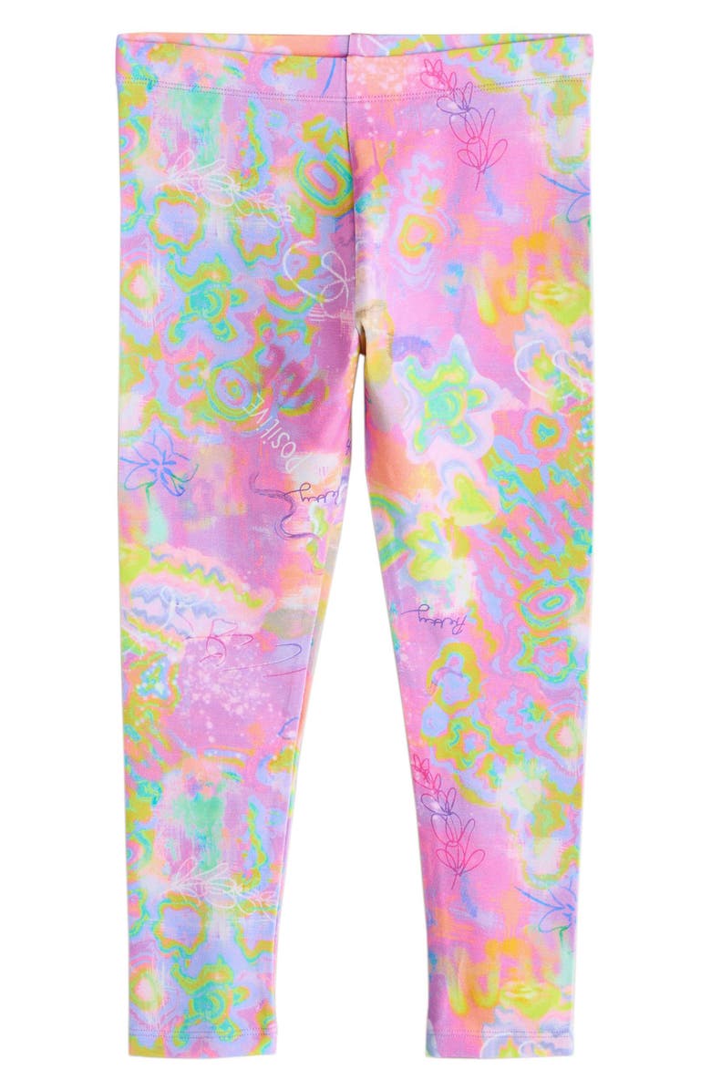 NEXT Kids' Assorted 5-Pack Leggings, Alternate, color, Blue