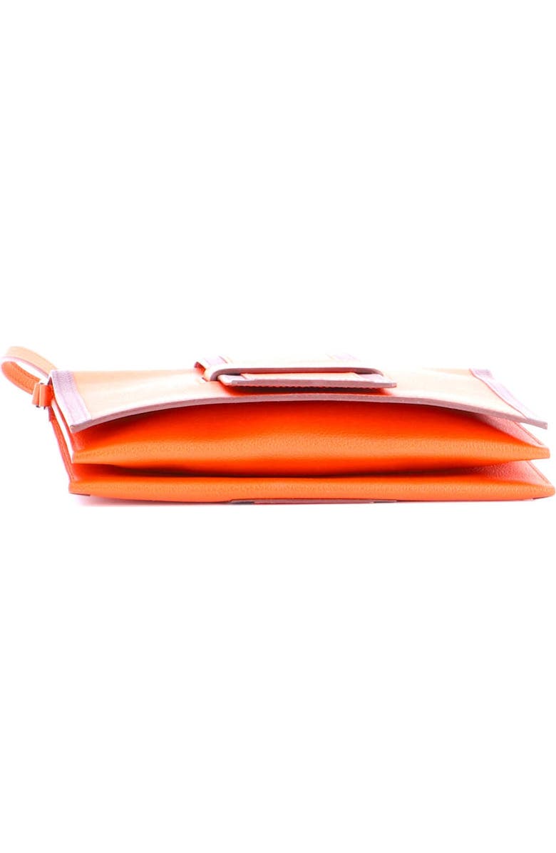 Pre-Owned Hermes H Passant Clutch Shoulder Bag Evercolor, Alternate, color, Terre Battue
