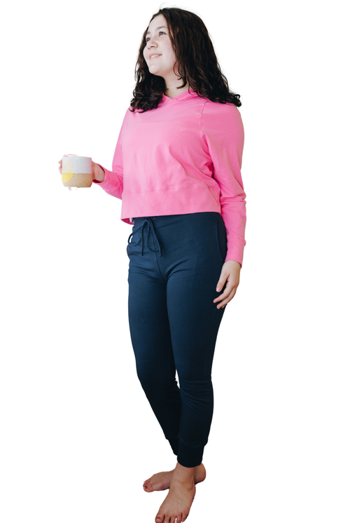 Yellowberry Uptown Jogger Pant In Moonbeam