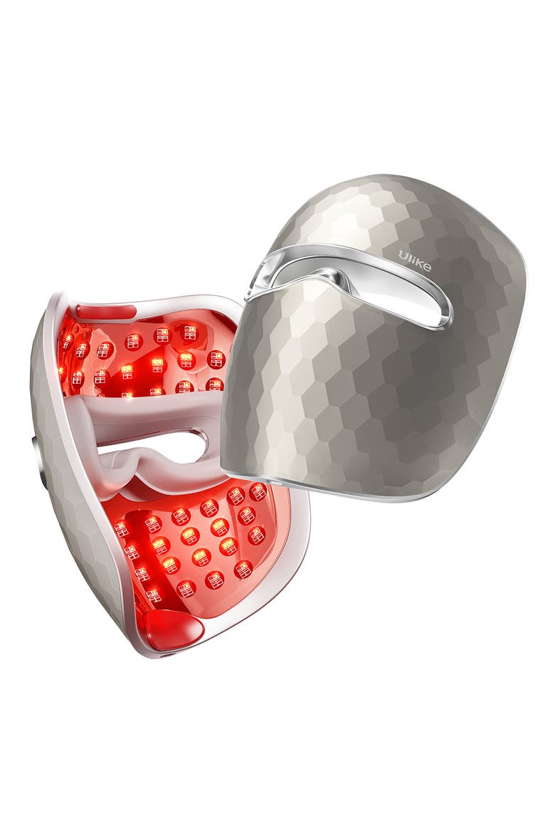ReGlow 4-in-1 LED Light Therapy Mask, Main, color, SILVER