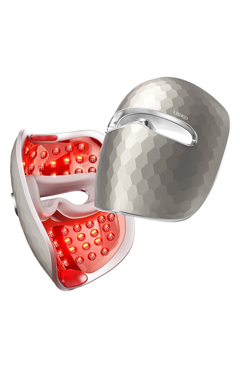 ULIKE ReGlow 4-in-1 LED Light Therapy Mask, Main, color, Silver