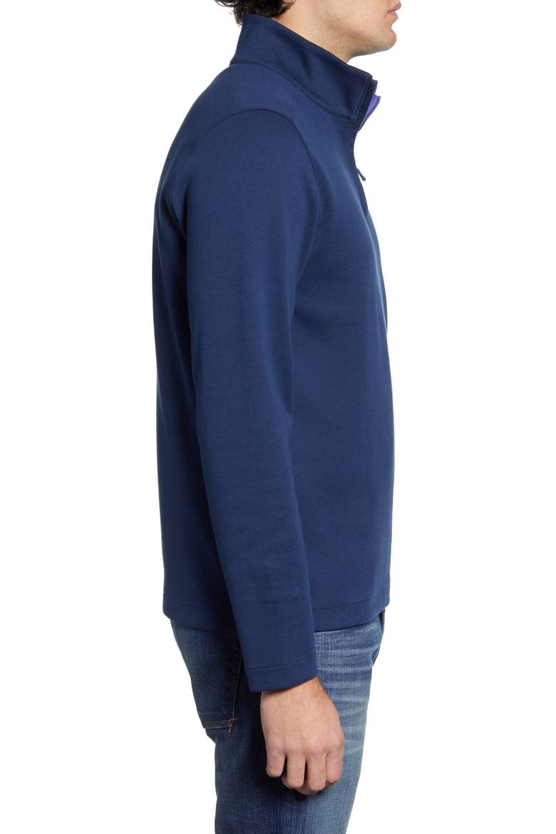 Daily Grind Half Zip Pullover, Alternate, color, COPEN NAVY