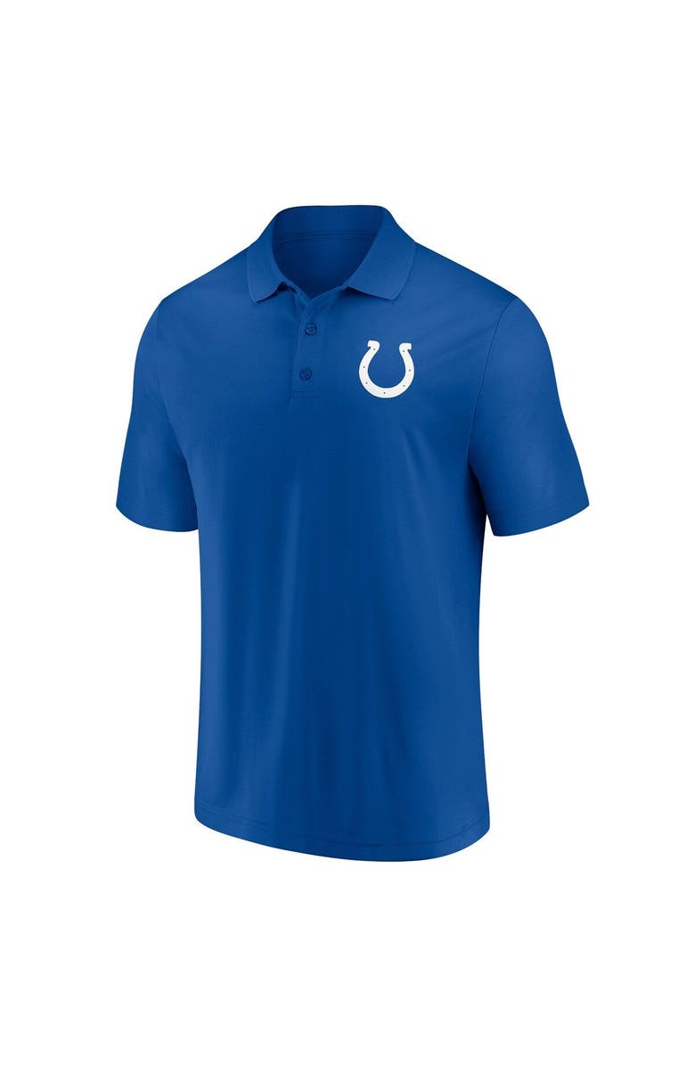 FANATICS Men's Fanatics Branded Royal/White Indianapolis Colts Dueling Two-Pack Polo Set, Alternate, color, Royal