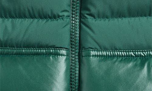 Moncler Kids' Volden Down Puffer Vest In Green