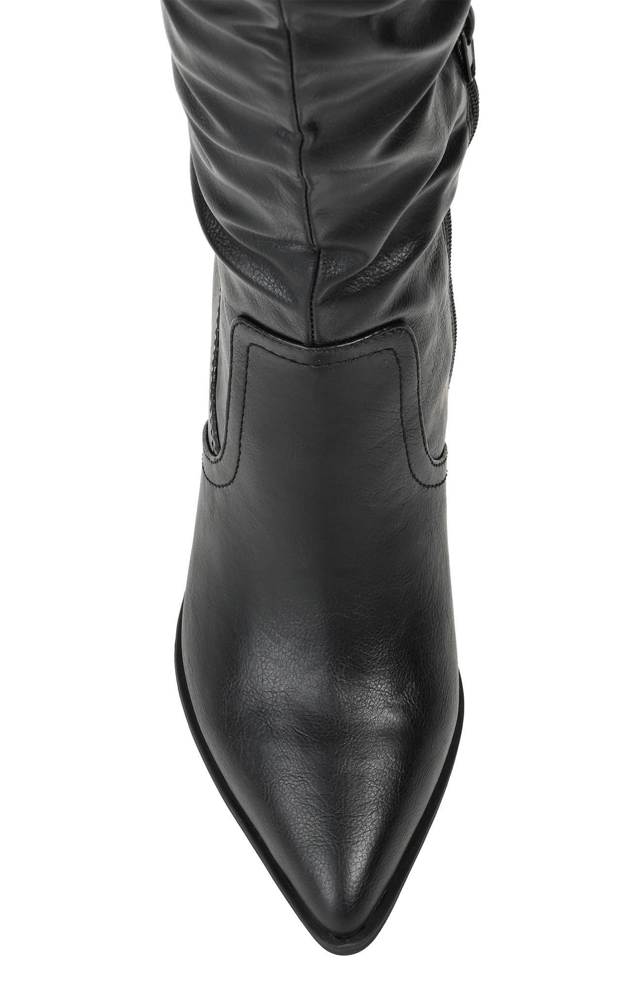 Journee Collection Pia Tall Ruched Shaft Boot - Extra Wide Calf, Alternate, color, 