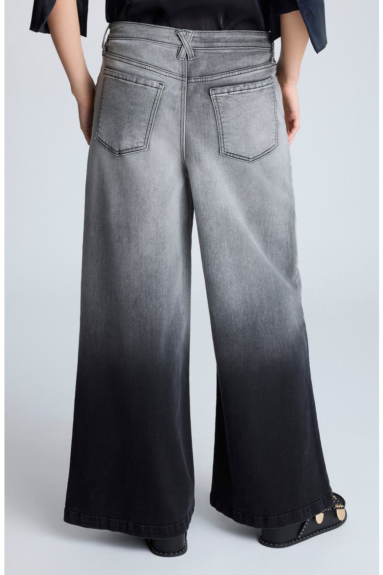 Gradient Dyed Wide Leg Jeans, Alternate, color, GRADIENT NIK WASH