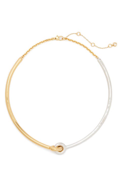 mixed metallic choker