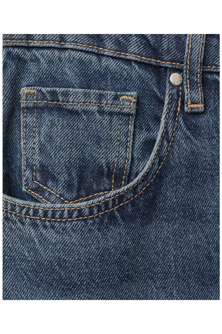 High Waist Flare Leg Jeans, Alternate, color, DARK BLUE