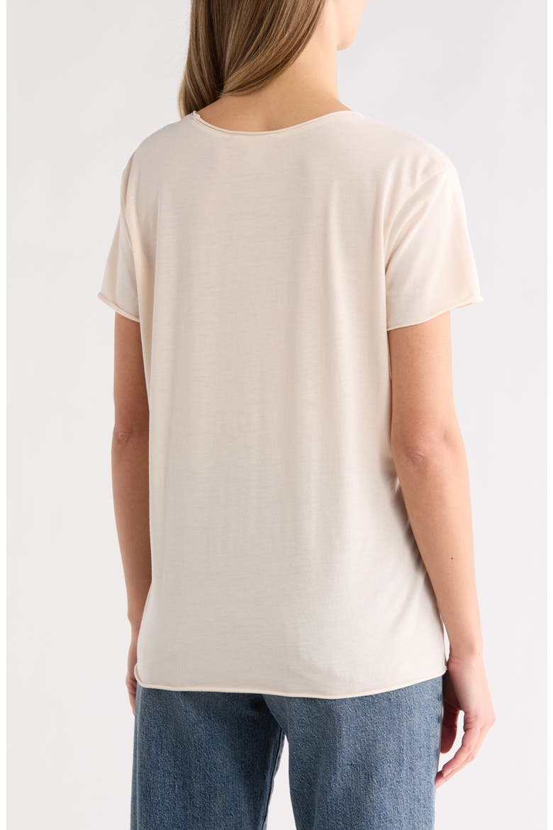 Rolled Burnout T-Shirt, Alternate, color, BEIGE RAINY DAY
