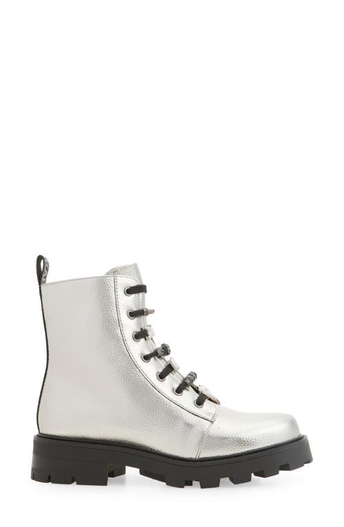 Karl Lagerfeld Paris Mela Lug Sole Boot In Gray