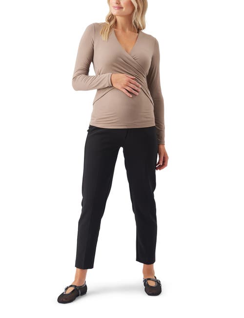Ripe Maternity Luxe Knit Embrace Nursing Top In Neutral