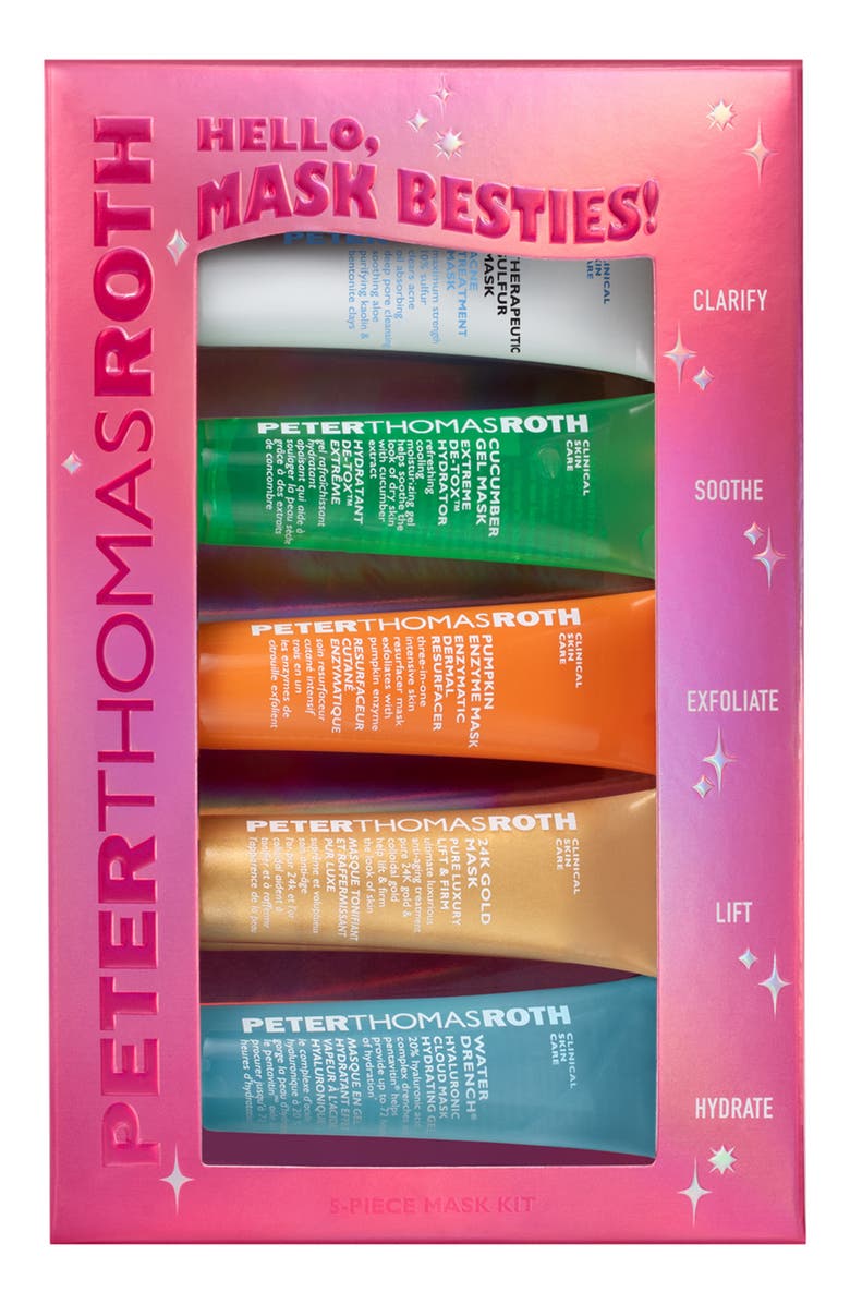 Peter Thomas Roth Hello, Mask Besties 5-Piece Kit $36 Value, Alternate, color, 