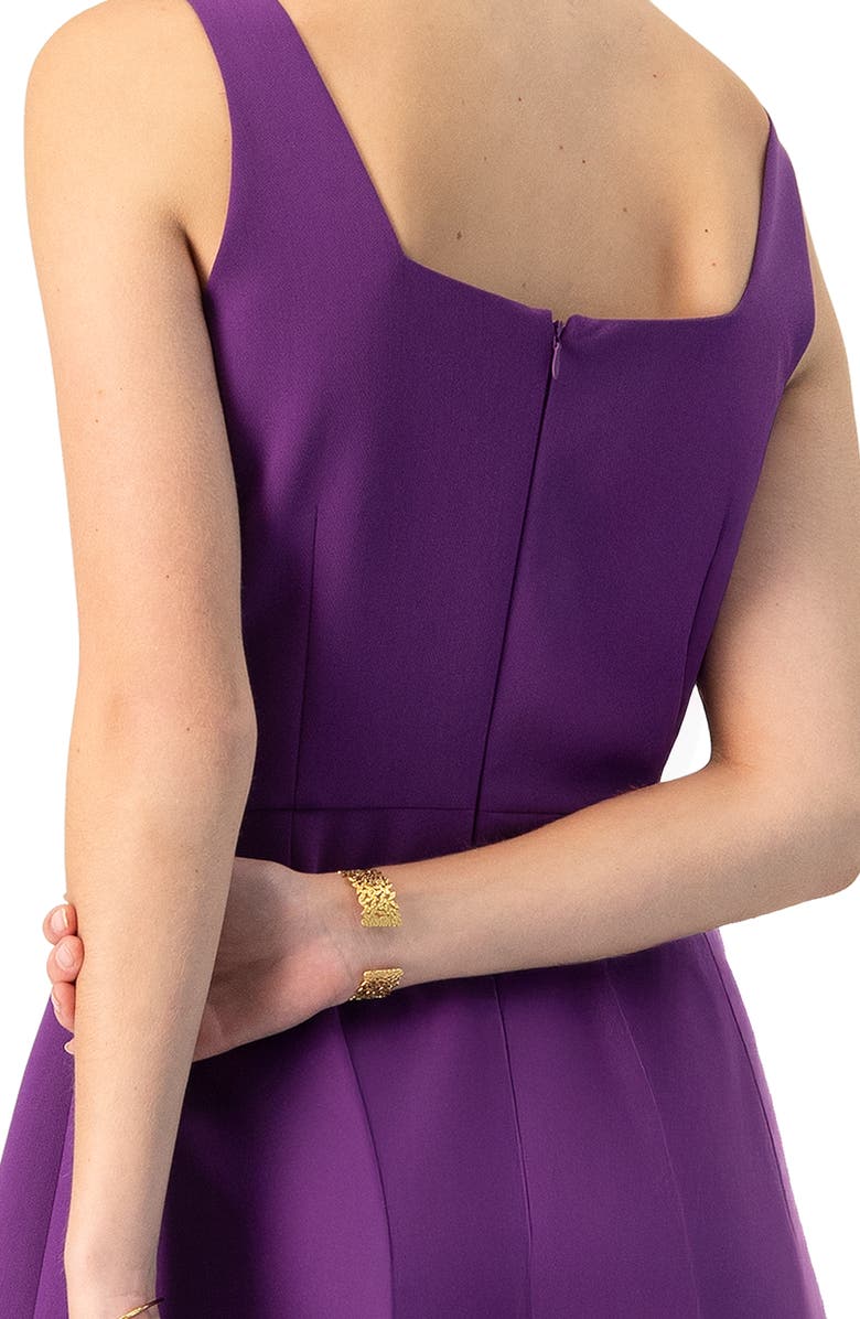 IVONNE Wide-Leg Jumpsuit with Classic Strap and Squared Neck, Alternate, color, Purple