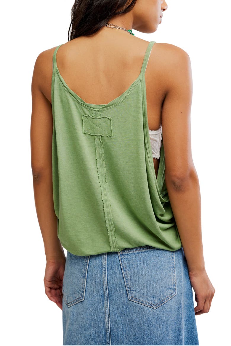 Shoreside Drape Tank, Alternate, color, MISTLETOE