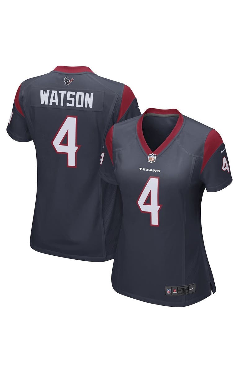 Nike Deshaun Watson Houston Texans Nike Women's Player Game Jersey - Navy, Main, color,