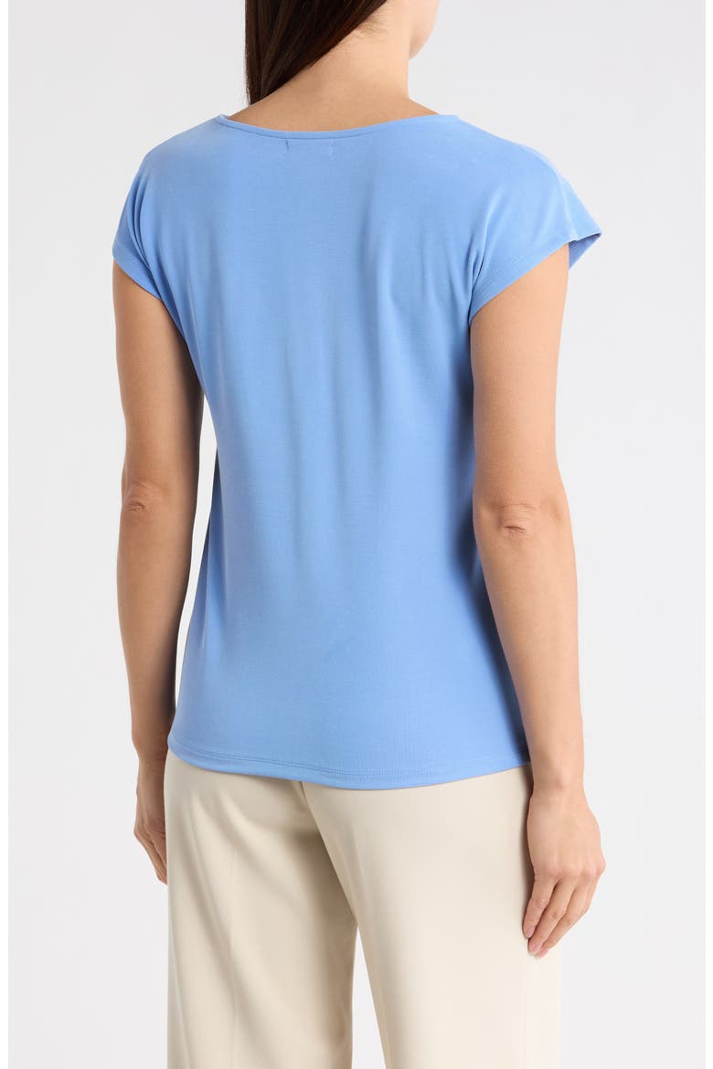 Cap Sleeve Modal Blend T-Shirt, Alternate, color, BLUE CORNFLOWER