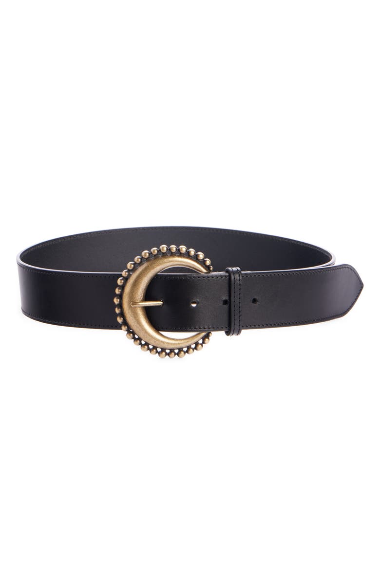 Isabel Marant Oran Leather Belt, Main, color, 