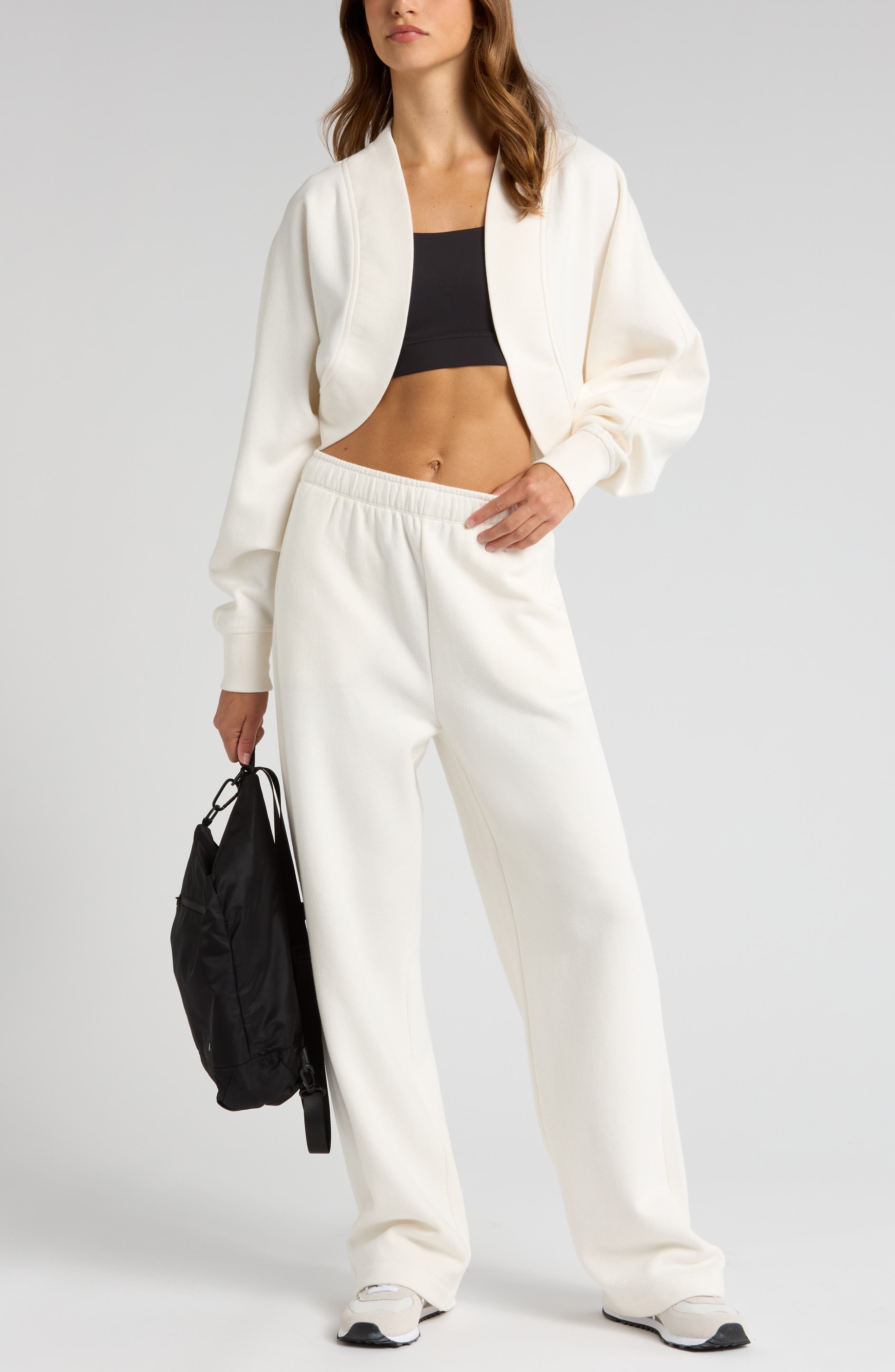 Cloud Fleece Cardigan Shrug - image 2