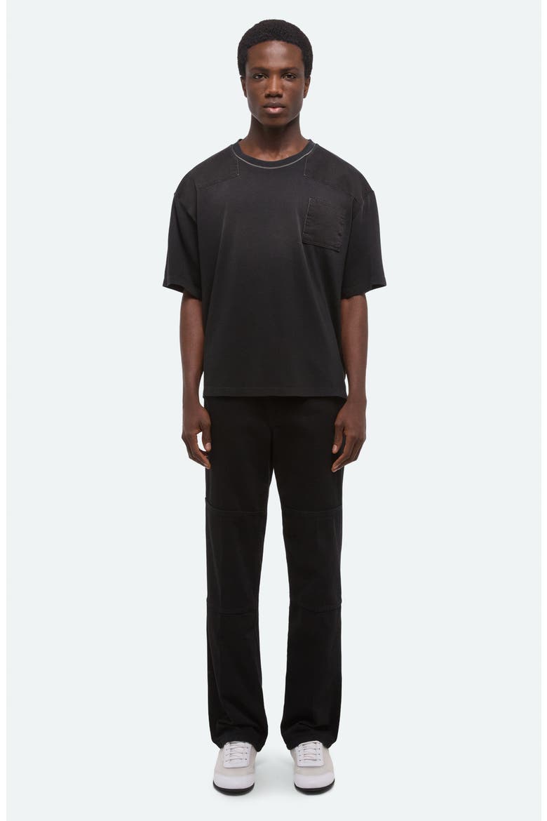 Patch Cotton T-Shirt, Alternate, color, BLACK
