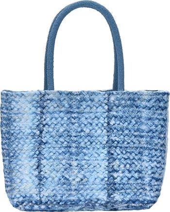 Ombré Woven Tote Bag