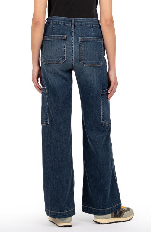 Kut From The Kloth Jodi High Waist Wide Leg Cargo Jeans In Balance