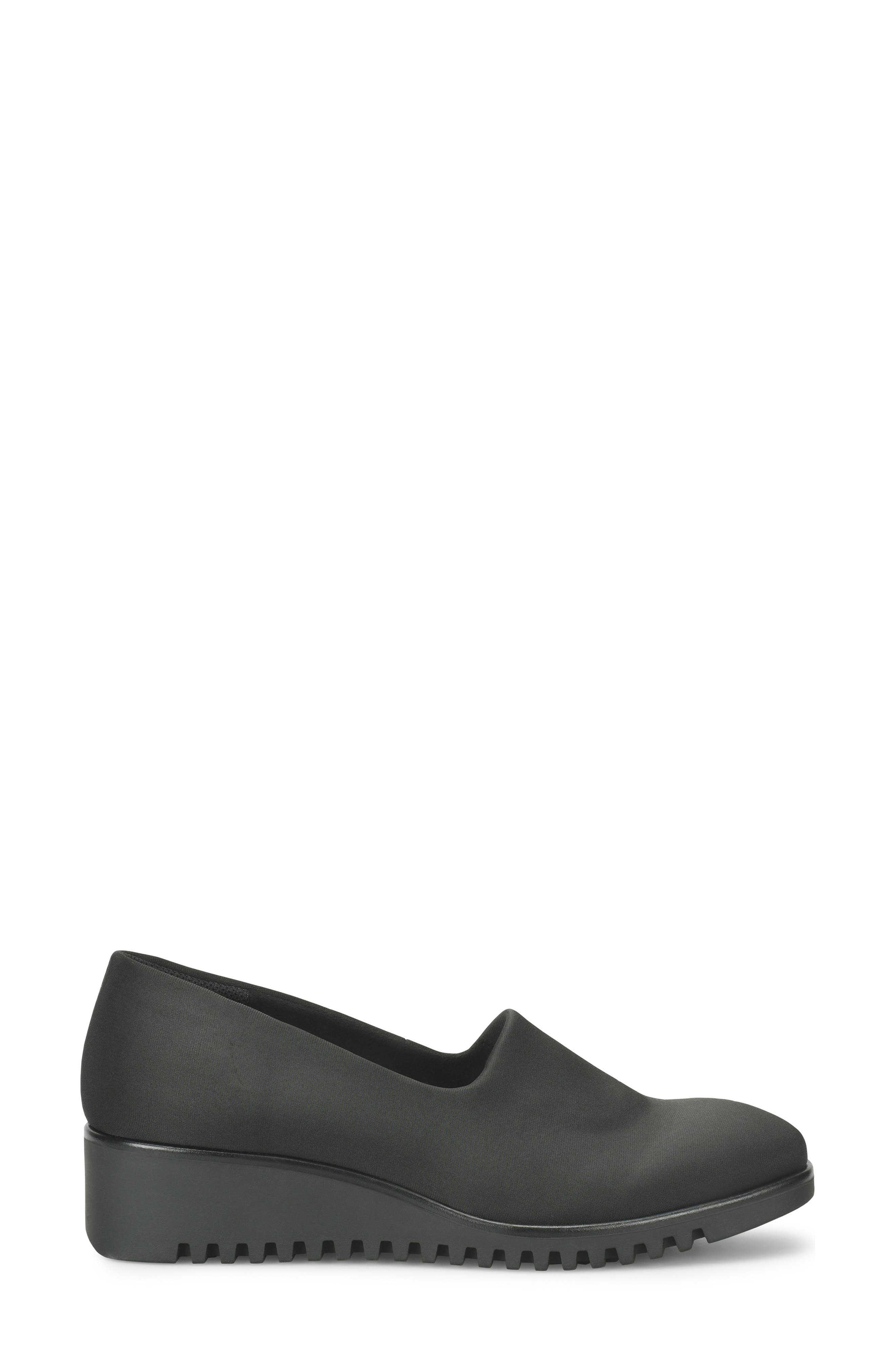 Comfortiva Dana Platform Wedge Slip-On, Alternate, color, Black