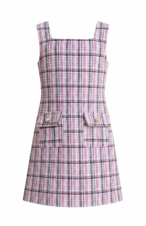 Pretty Prestige Tweed Shift Dress